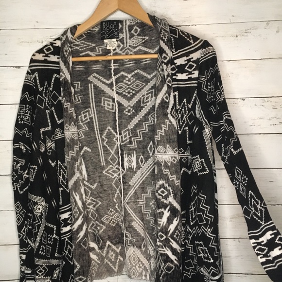 Billabong open front duster cardigan - Picture 2 of 6